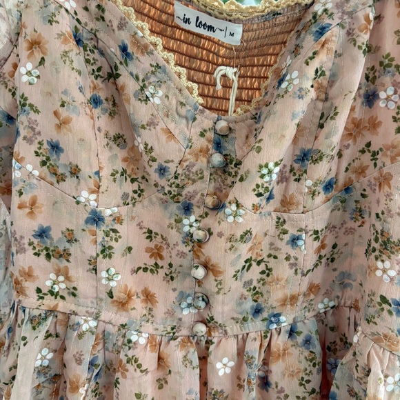 Floral Tiered Maxi Dress, M, NWT - Picture 11 of 15